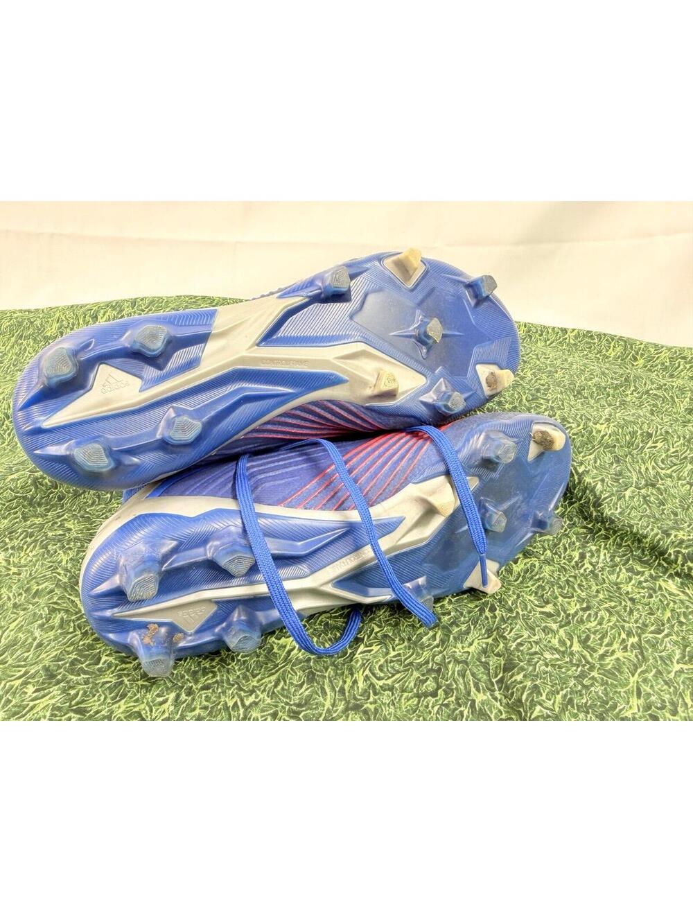 Adidas Predator 19.1 FG  Elite Blue boots Cleats mens Football/Soccers sz 9 - Picture 5 of 9